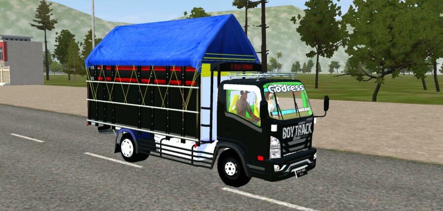 MOD BUSSID Canter Godress Logistic Boy Track