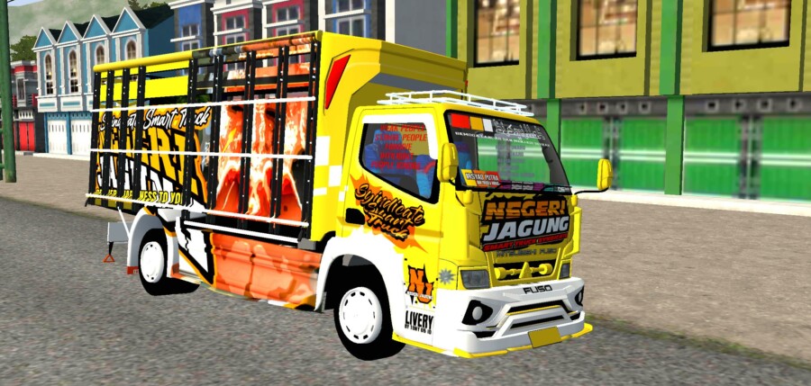 MOD BUSSID Canter Negeri Jagung