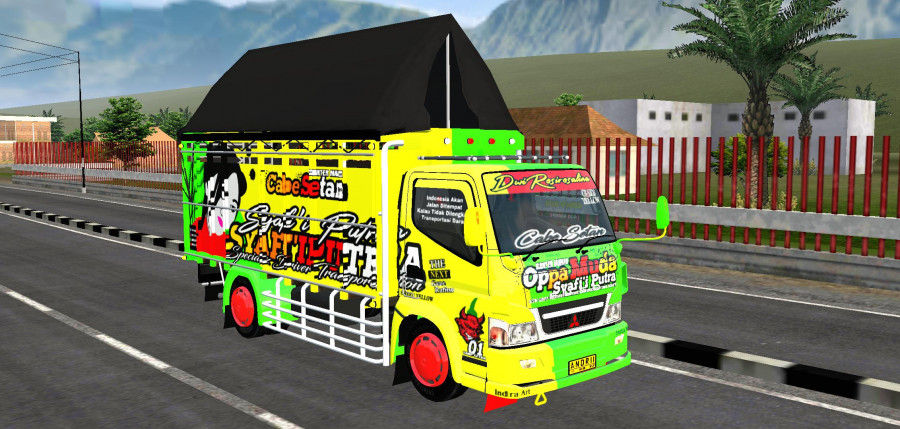 MOD BUSSID Canter Oppa Muda