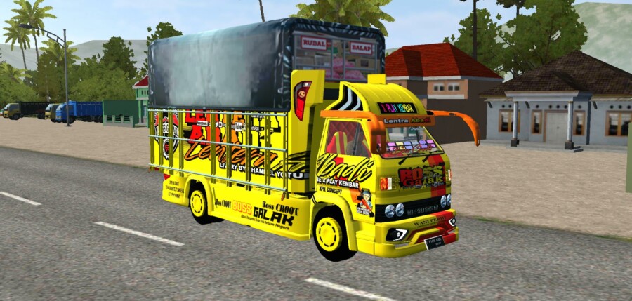 MOD BUSSID Canter Umplung Jahat Boss Galak