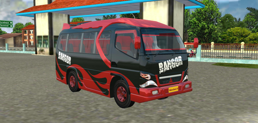 MOD BUSSID Elf Angkot