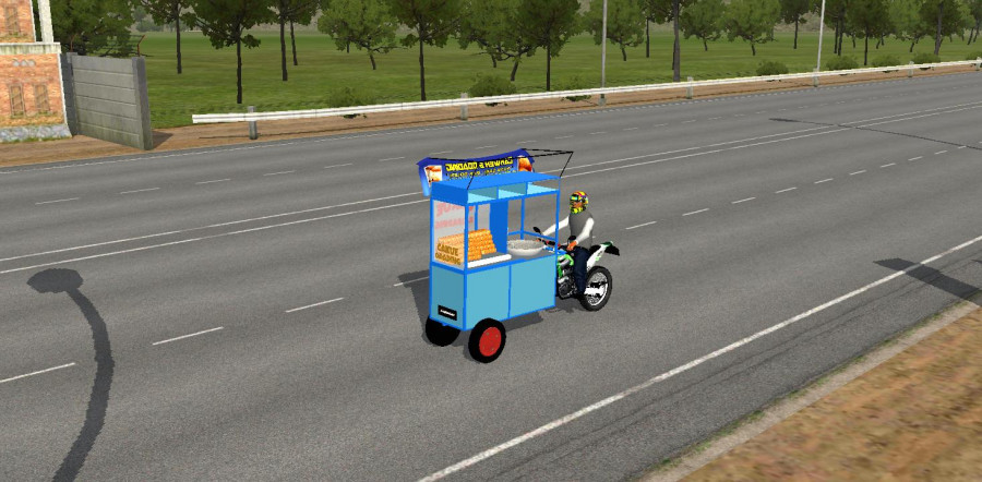 MOD BUSSID Gerobak Motor Odading