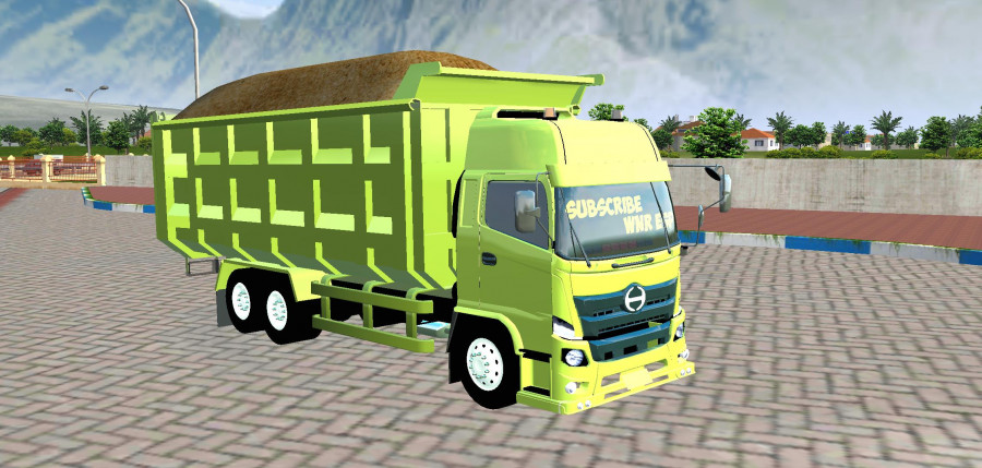 MOD BUSSID Hino Pasir dan Topi