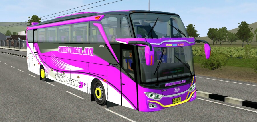 MOD BUSSID JB3+ SHD Mercy O500RS Angga Saputro Facelift