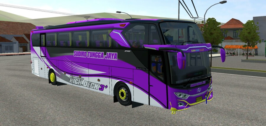 MOD BUSSID JB3+ SHD Mercy O500RS Angga Saputro Voyager