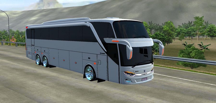 MOD BUSSID JB3+ SHD Scania Tronton Velg Racing