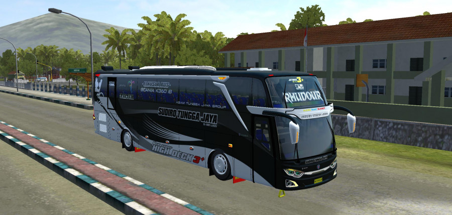 MOD BUSSID JB3+ SHD Sudiro Tungga Jaya Rhudour