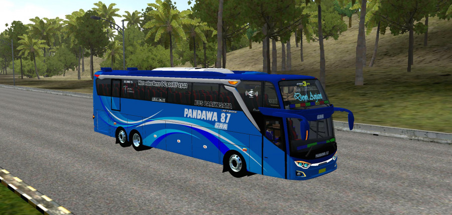 MOD BUSSID JB3+ SHD Tronton Pandawa 87