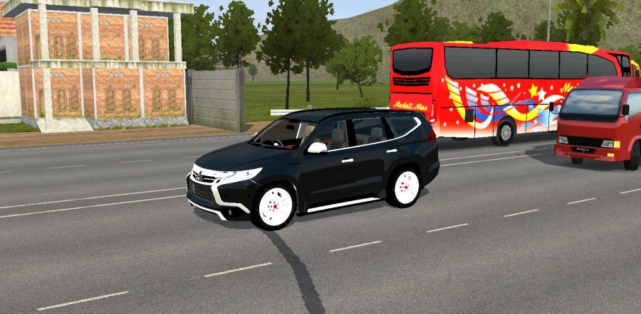 MOD BUSSID Mitsubishi Pajero Sport