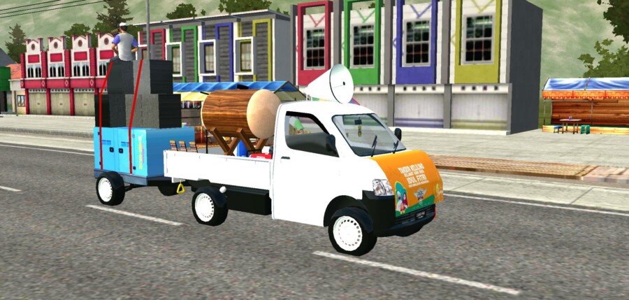 MOD BUSSID Mobil Daihatsu GranMax Spesial Takbiran