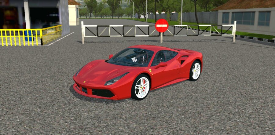 MOD BUSSID Mobil Ferrari 488 GTB