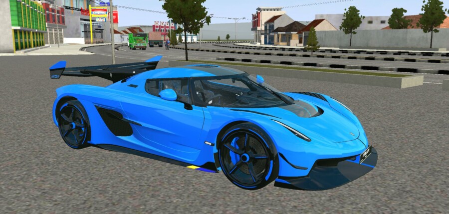 MOD BUSSID Mobil Koenigsegg Jesko 2021