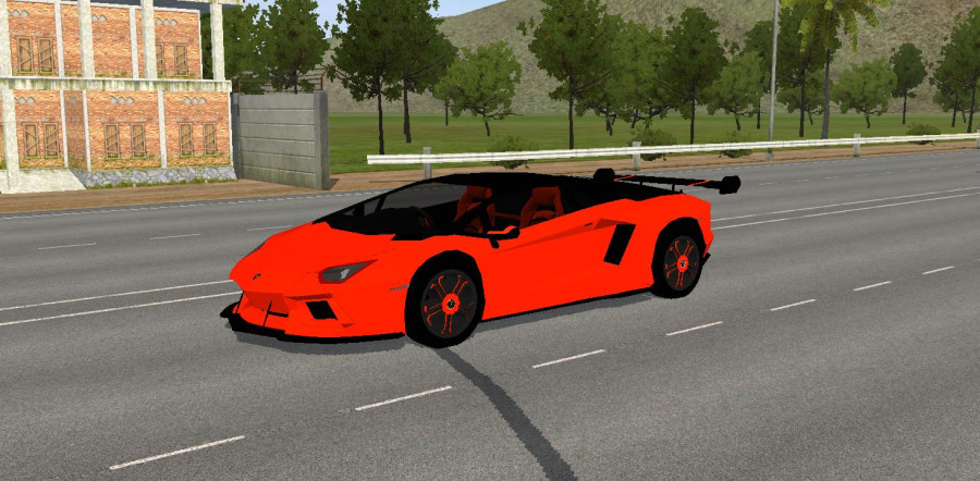 MOD BUSSID Mobil Lamborghini Aventador