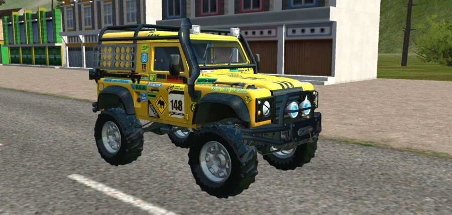 MOD BUSSID Mobil Land Rover Defender 90