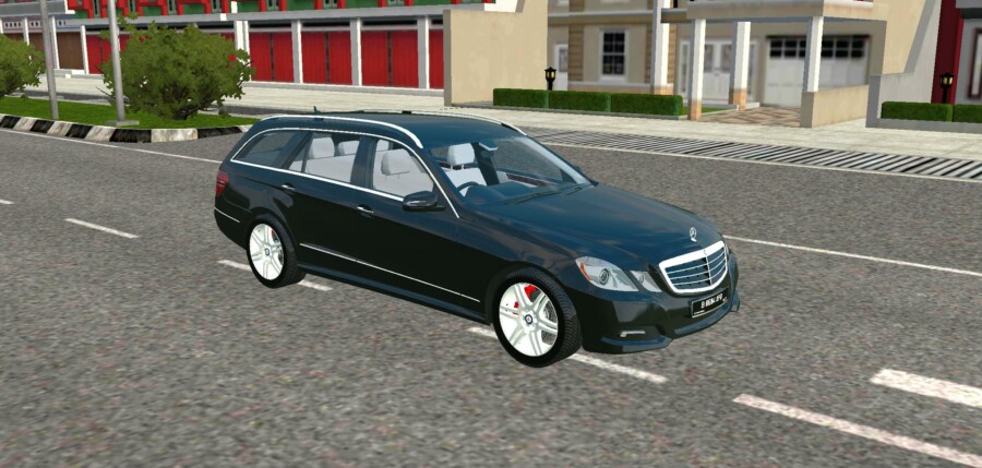 MOD BUSSID Mobil Mercedes-Benz E-Class E300 Estate