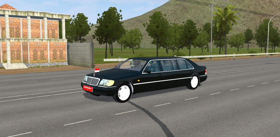 MOD BUSSID Mobil Mercedes Benz Limousine – Mobil Presiden