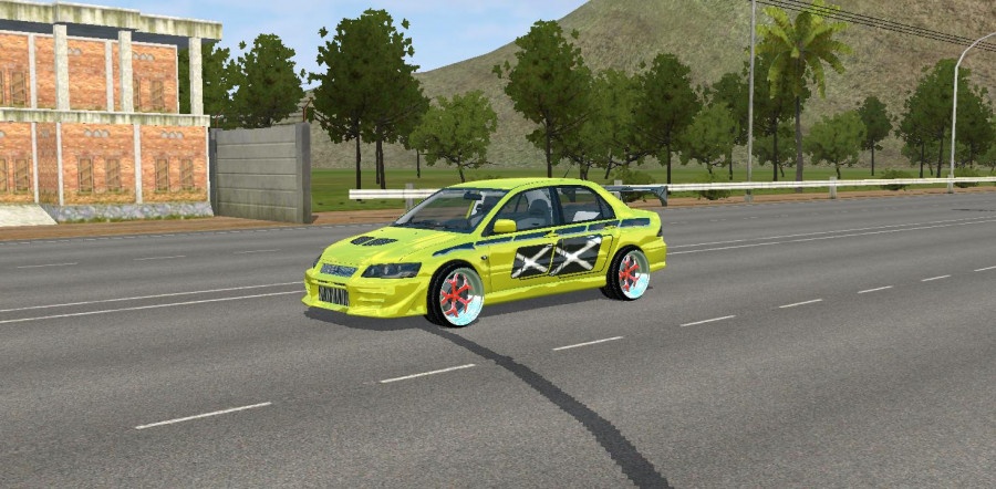 MOD BUSSID Mobil Mitsubishi Lancer Evo VII