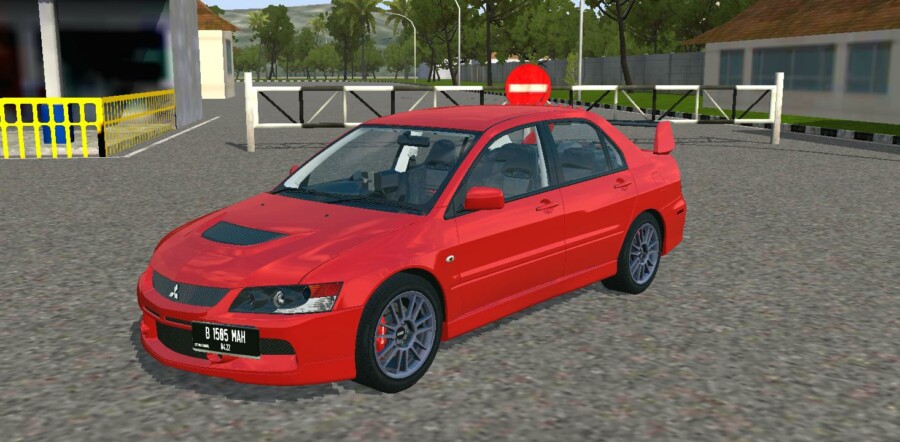 MOD BUSSID Mobil Mitsubishi Lancer Evolution 9