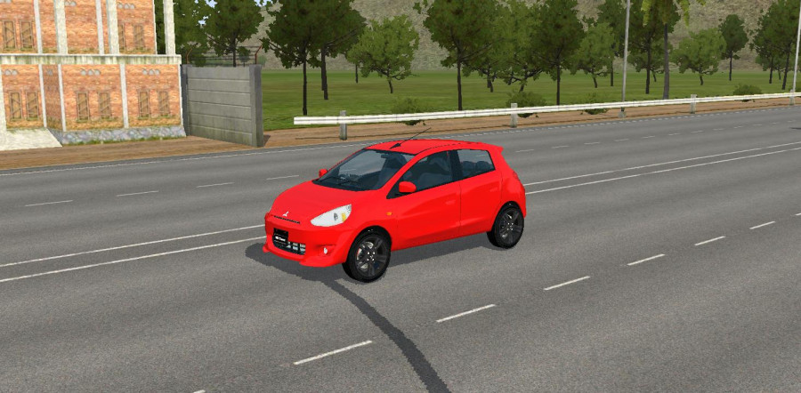 MOD BUSSID Mobil Mitsubishi Mirage 2014