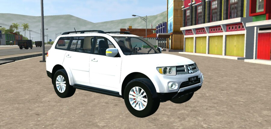MOD BUSSID Mobil Mitsubishi Pajero Sport Dakar 2015