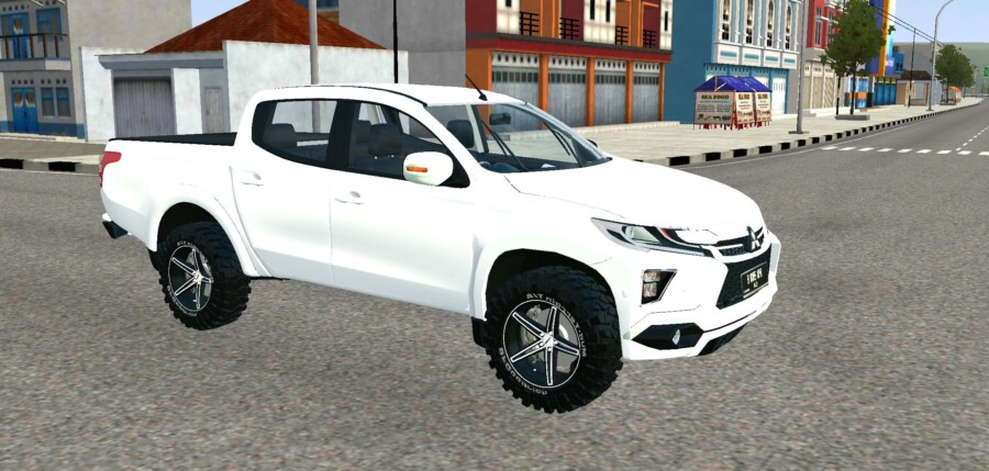 MOD BUSSID Mobil Mitsubishi Strada Triton Facelift 2019