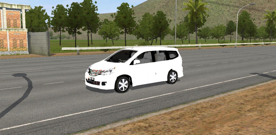 MOD BUSSID Mobil Nissan Grand Livina