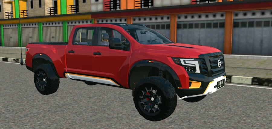 MOD BUSSID Mobil Nissan Titan Warrior