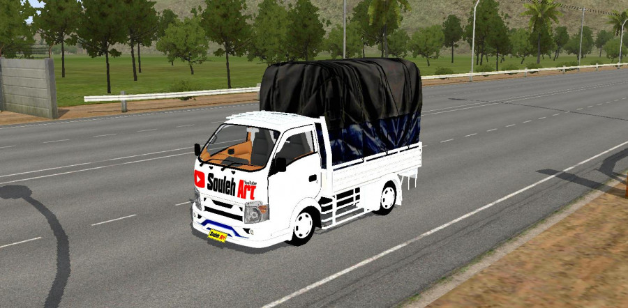 MOD BUSSID Mobil Pickup Isuzu Traga Minimalis