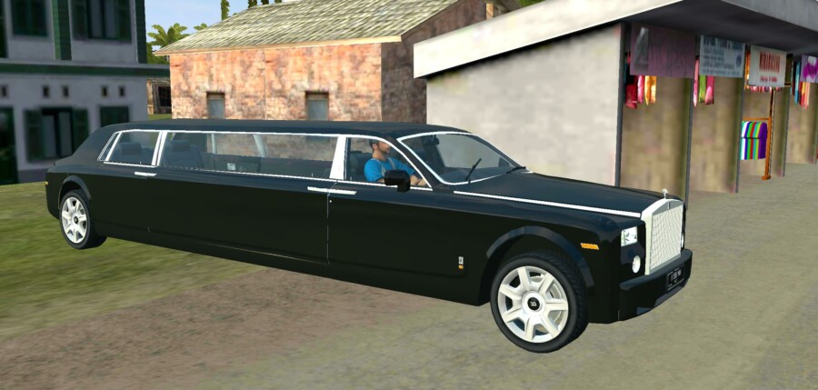 MOD BUSSID Mobil Rolls-Royce Phantom Limousine