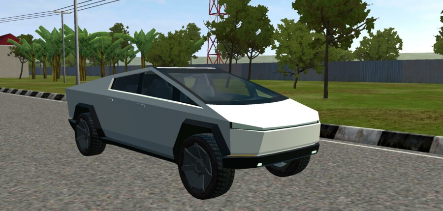 MOD BUSSID Mobil Tesla Cybertruck