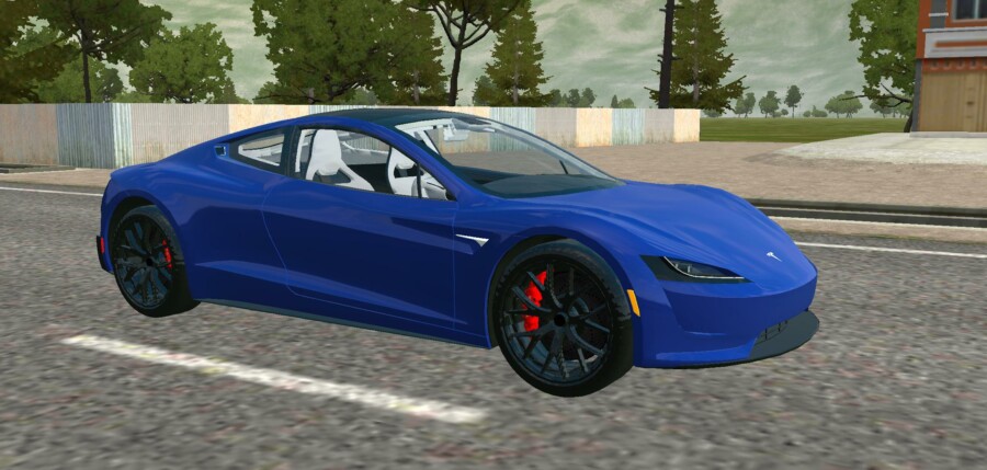 MOD BUSSID Mobil Tesla Roadster