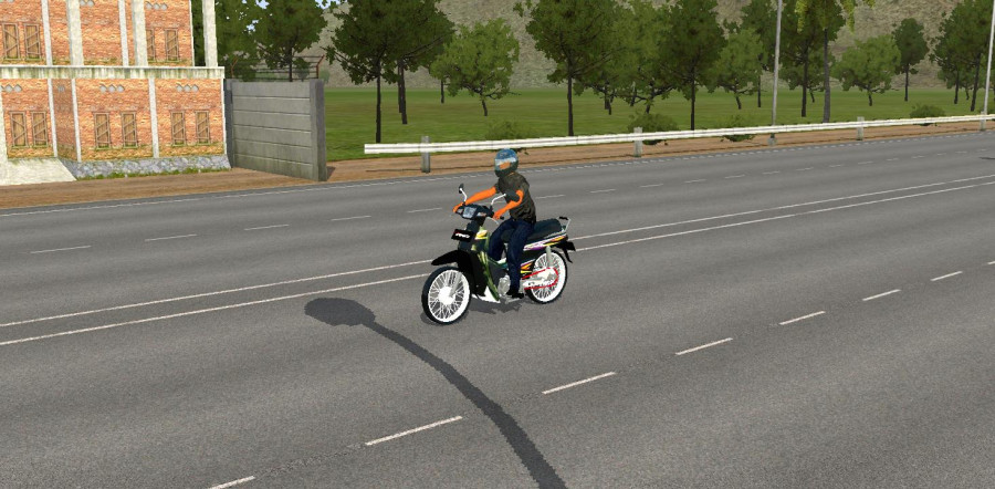 MOD BUSSID Motor Honda Astrea Legenda