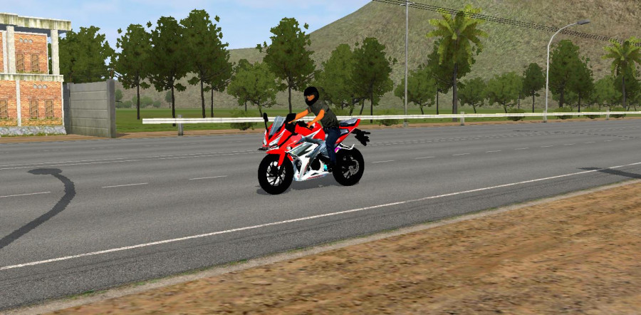 MOD BUSSID Motor Honda CBR 150 Knalpot Racing