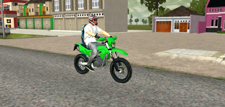 MOD BUSSID Motor Kawasaki KLX