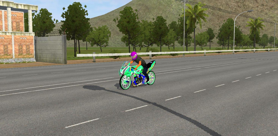 MOD BUSSID Motor Kawasaki Ninja 150RR Drag