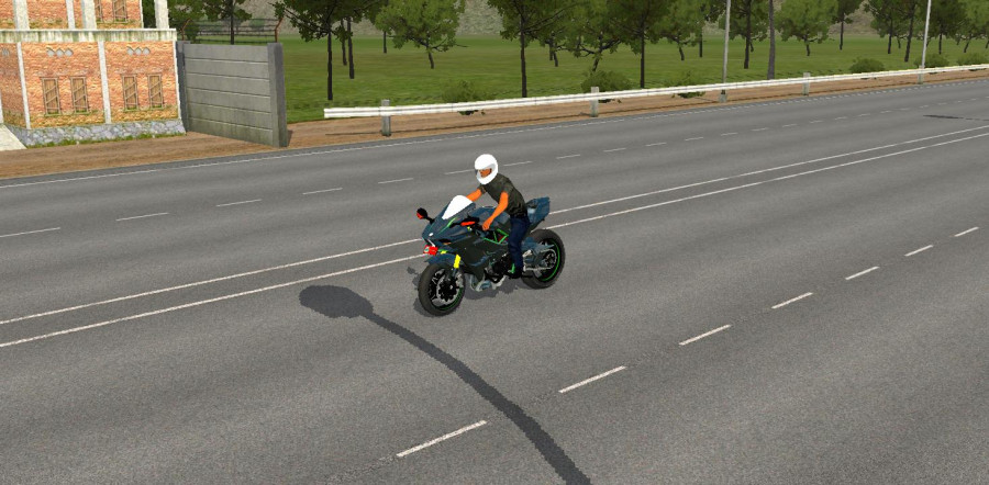 MOD BUSSID Motor Ninja H2R