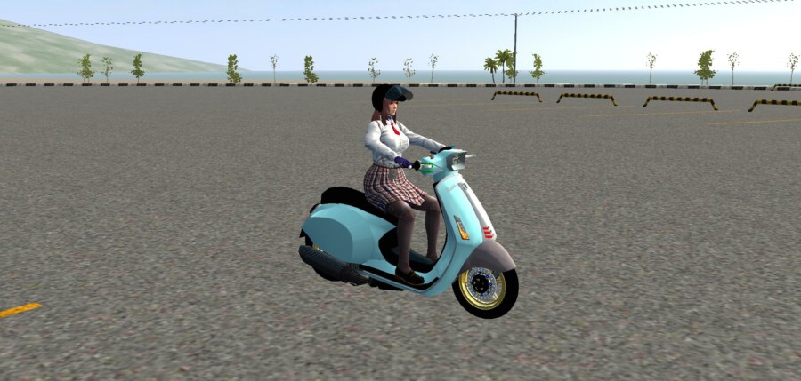 MOD BUSSID Motor Vespa Matic