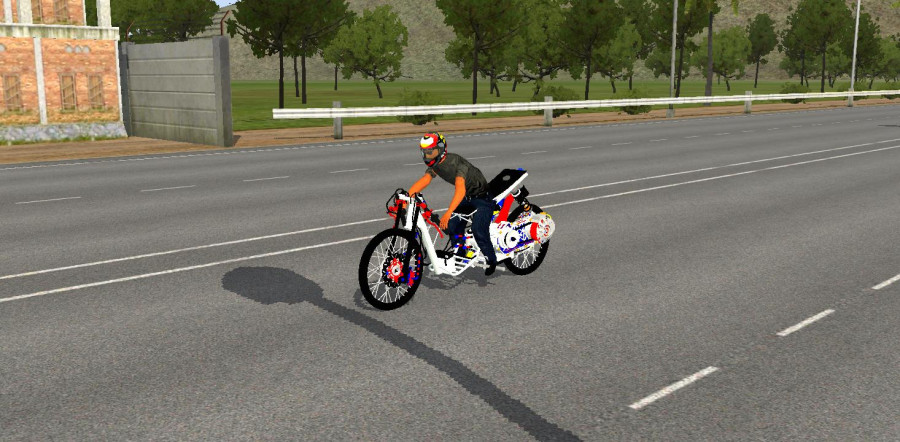 MOD BUSSID Motor Yamaha Mio Drag Racing 200cc