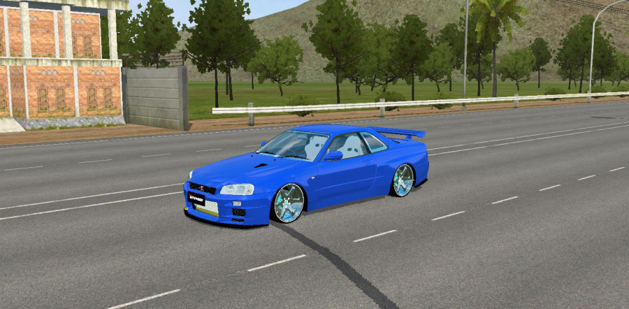 MOD BUSSID Nissan Skyline R34