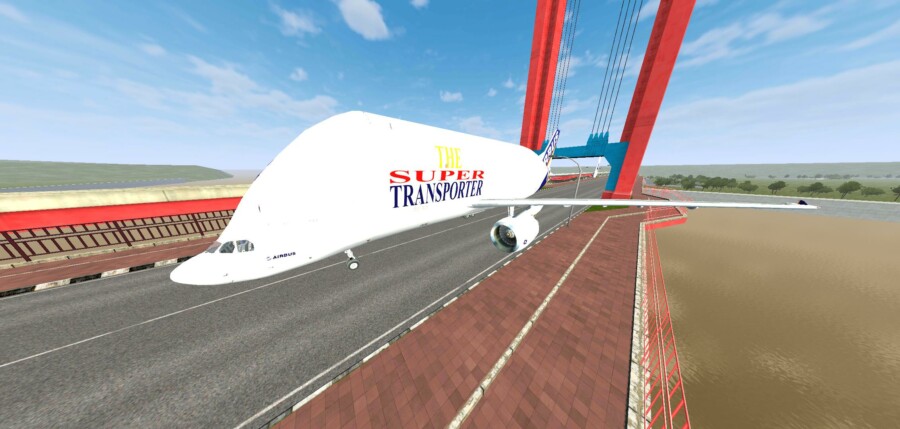 MOD BUSSID Pesawat Airbus Beluga 4