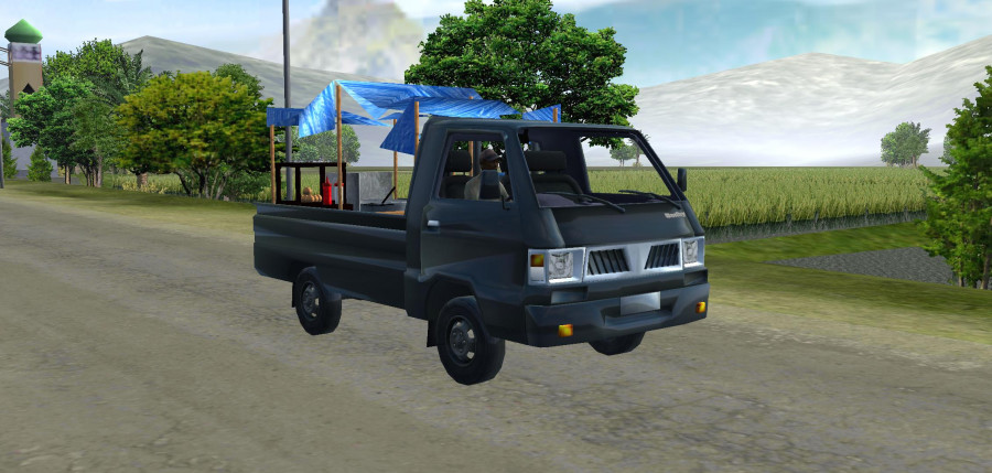 MOD BUSSID Pickup Tahu Bulat