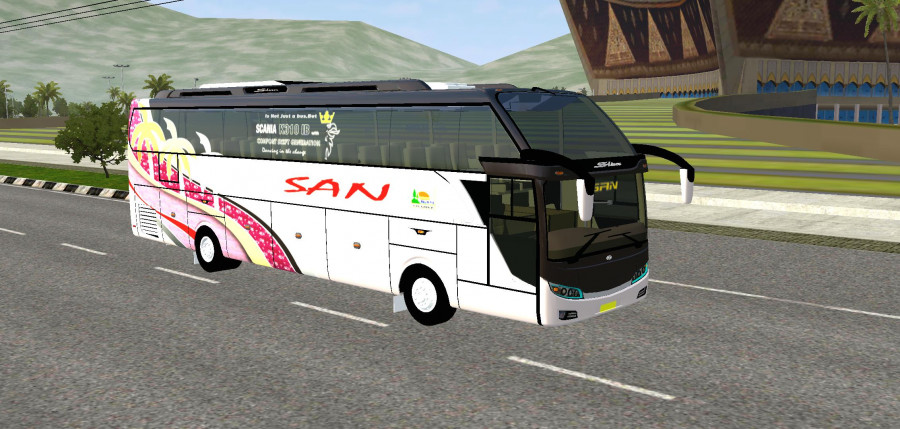 MOD BUSSID S-Liner Rahayu Sentosa Siliwangi Antar Nusa “SAN”