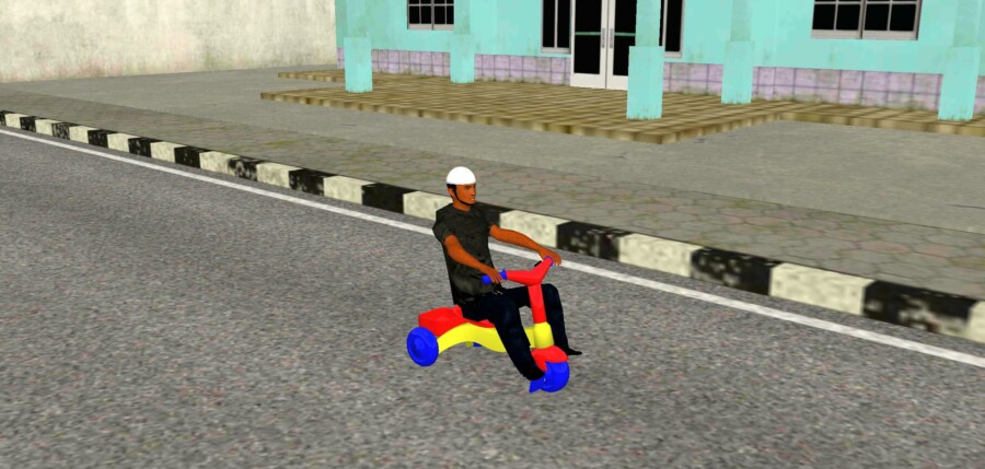 MOD BUSSID Sepeda Anak Roda Tiga