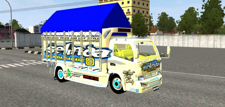 MOD BUSSID Truck Canter Selinda Garage