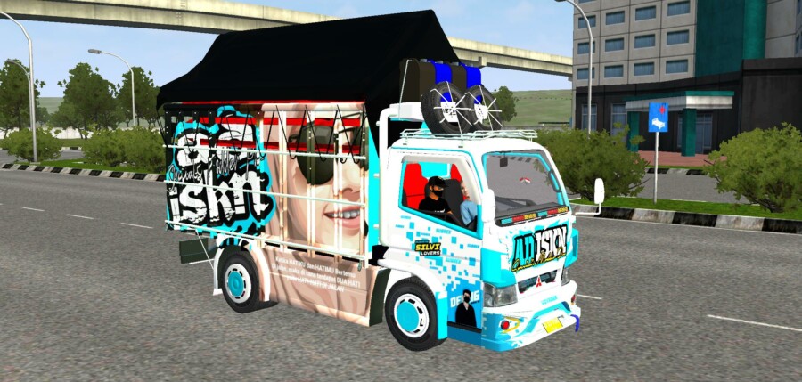 MOD BUSSID Truck Engkel Mbois