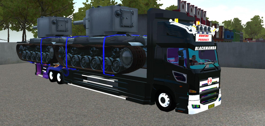 MOD BUSSID Truck Hino Profia Tank