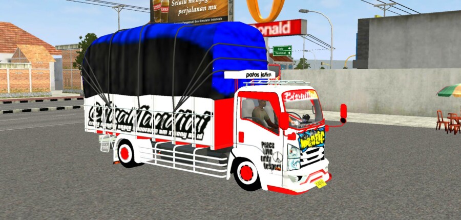 MOD BUSSID Truck Isuzu NMR 01 Mbois