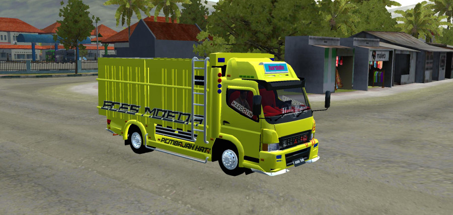 MOD BUSSID Truck Mitsubishi Fuso Canter