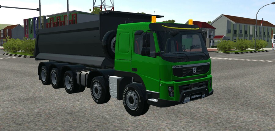 MOD BUSSID Volvo FMX E5 10X4 Dumper