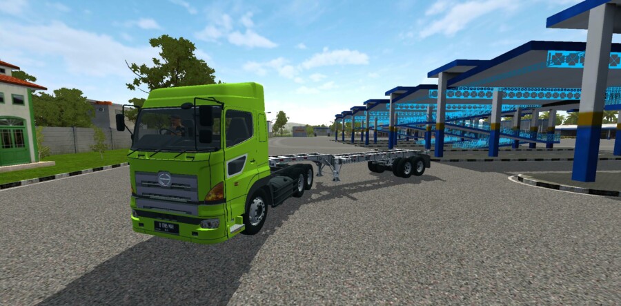 Truck Hino 700 Trailer Flat